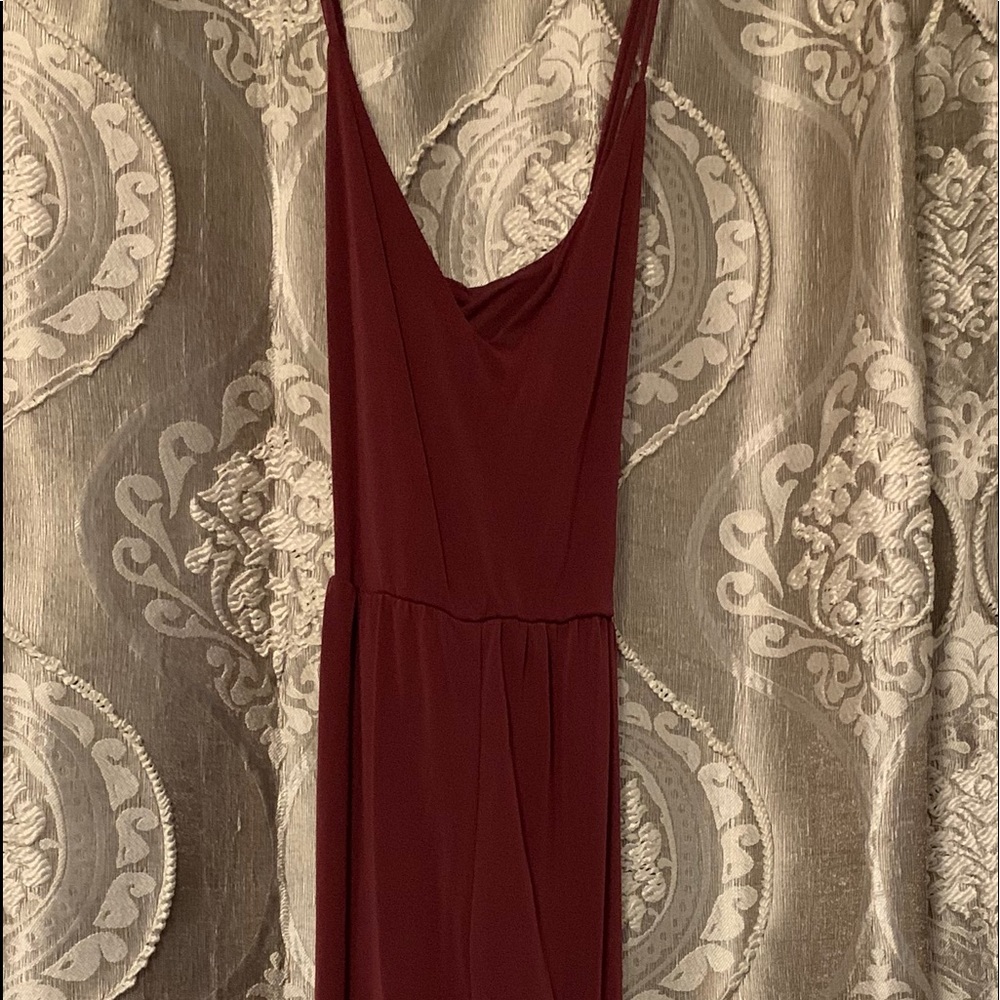 Red jumpsuit